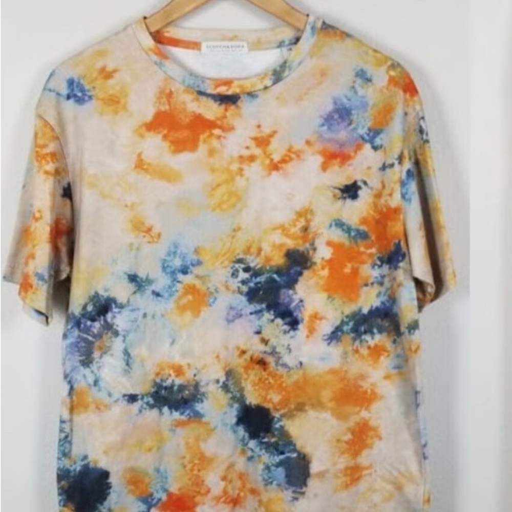 Scotch & Soda Artistic Tie-Dye Tee